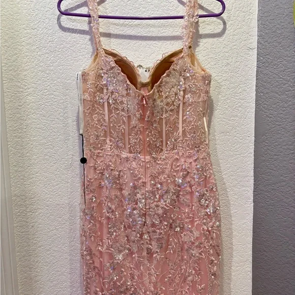 Sherri Hill Pink Sequin Prom Dress! For Sale - Picture 7 of 13